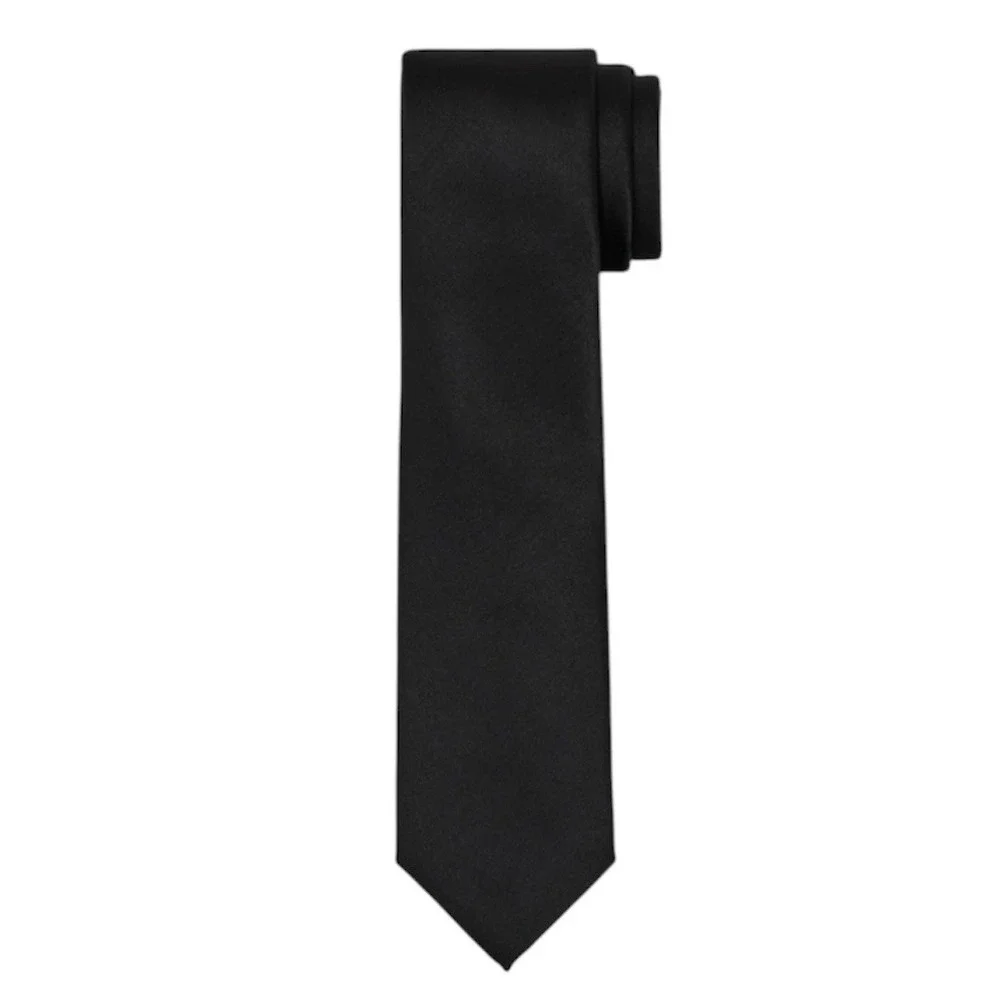 Men's Black Neck Tie -Goodfellow & Co Silky Satin Look Basic 56
